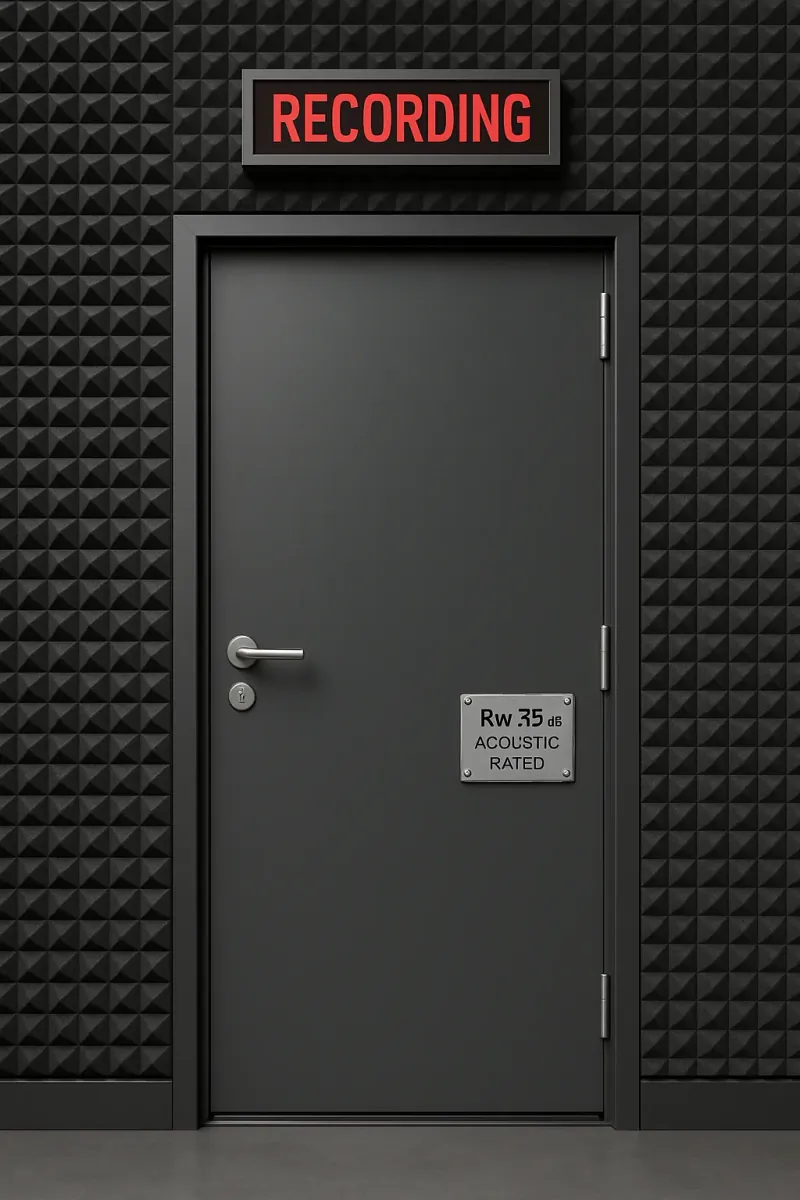 acoustic rated steel doors - professional steel doors available in burton from UK manufacturers
