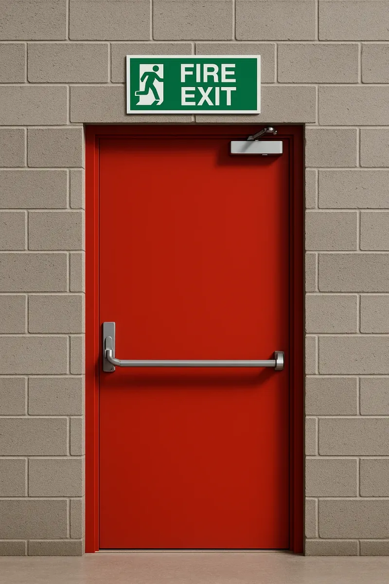 fire exits - professional steel doors available in burton from UK manufacturers